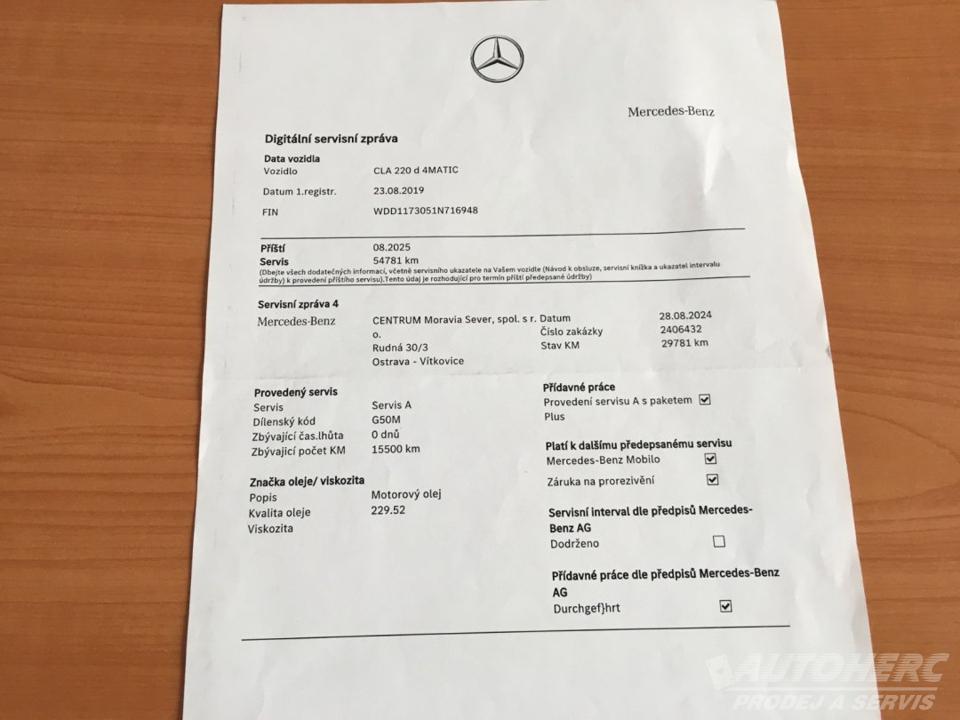 Mercedes-Benz CLA 220D 4x4 Automat